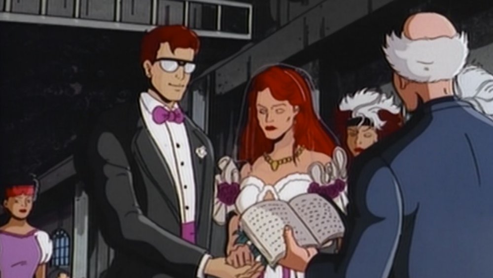 Jean Grey and Cyclops are married on X-Men: The Animated Series