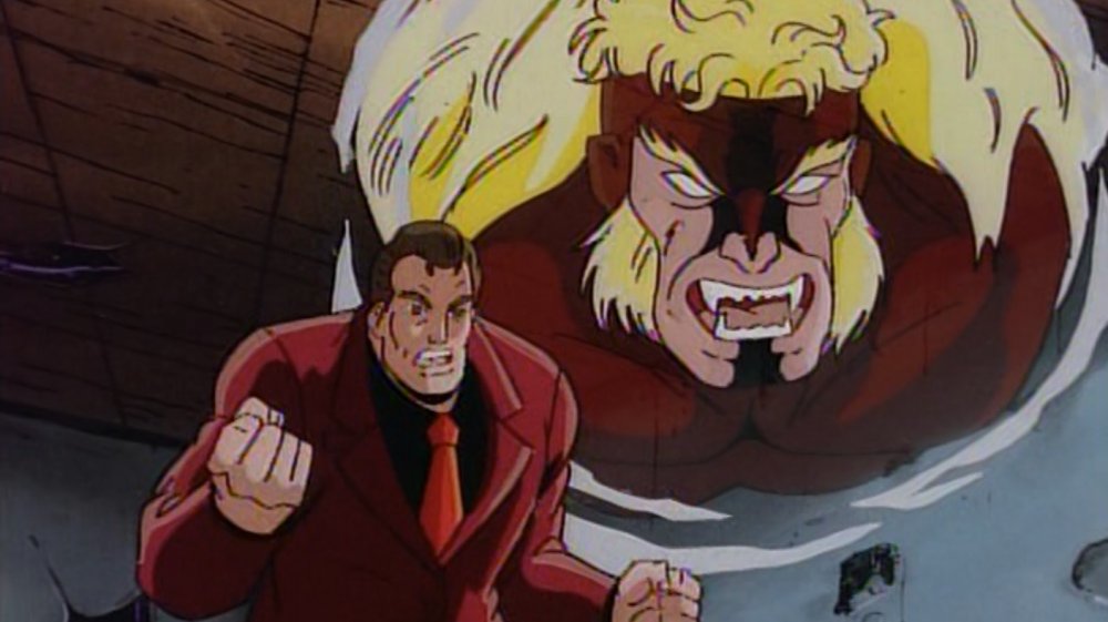 Graydon Creed and his father, Sabretooth, on X-Men: The Animated Series