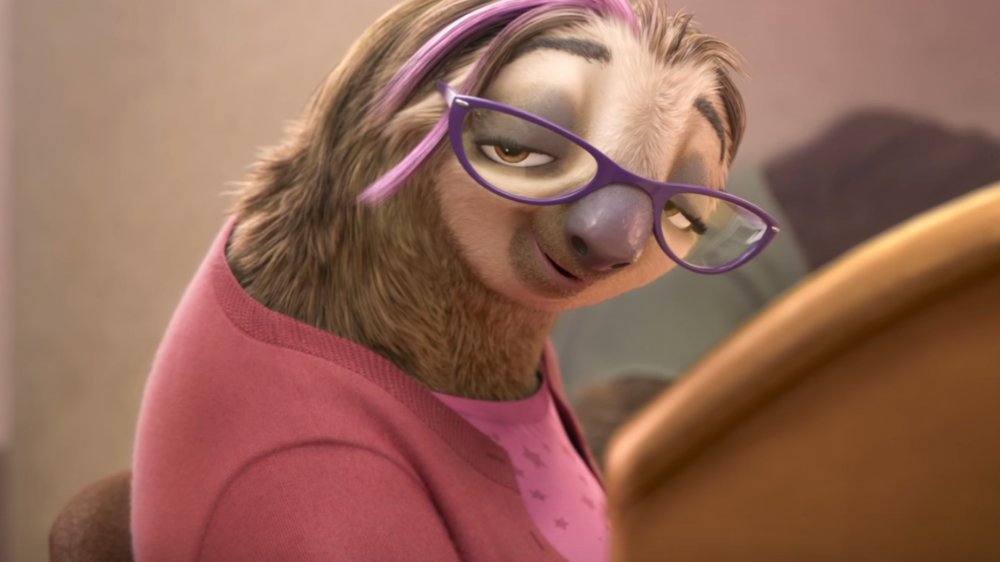 Priscilla the sloth, from Zootopia