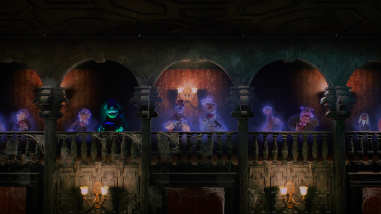 Ghostly Muppets appearing in the Mansion Show