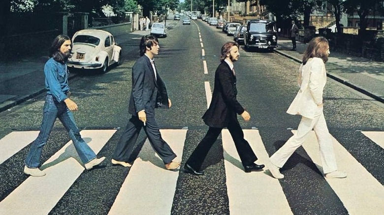 The Beatles' "Abbey Road" album cover