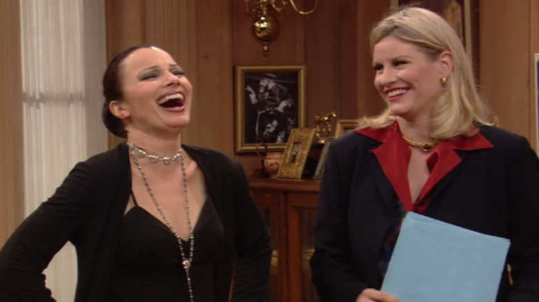 Fran Drescher as Bobbi Flekman on "The Nanny"