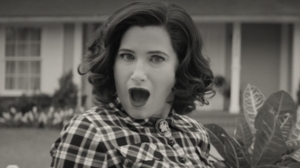 Kathryn Hahn as Agnes in WandaVision Agatha All Along song