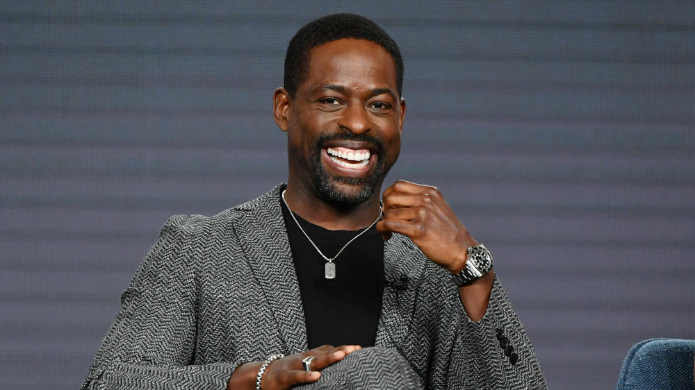 Sterling K Brown smiling at panel