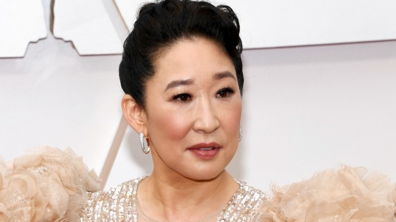 Sandra Oh on red carpet