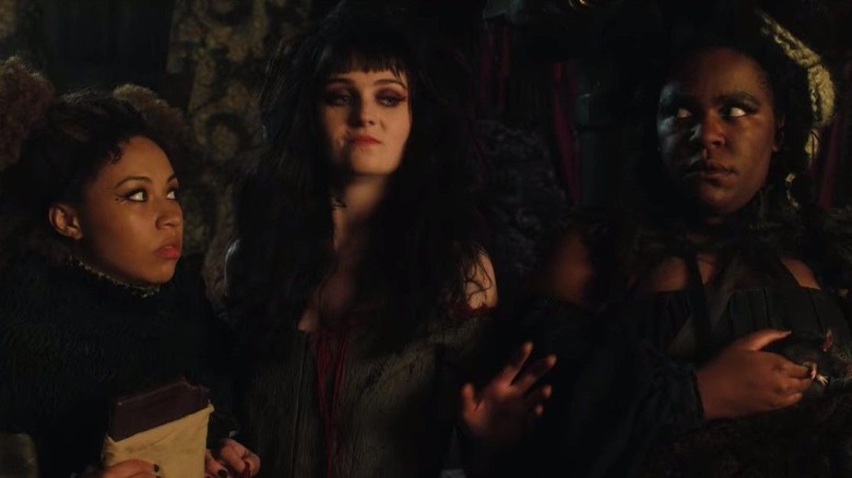 Hester and her coven smirking