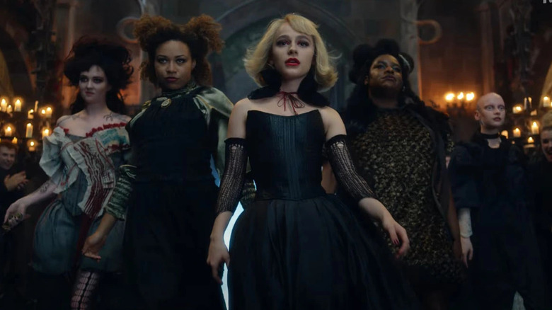 Sophia Ann Caruso leading a coven of witches