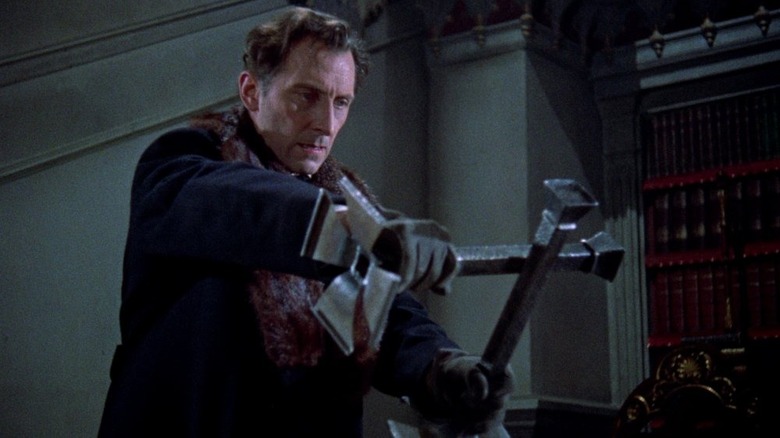 Van Helsing candlestick cross Dracula: Prince of Darkness