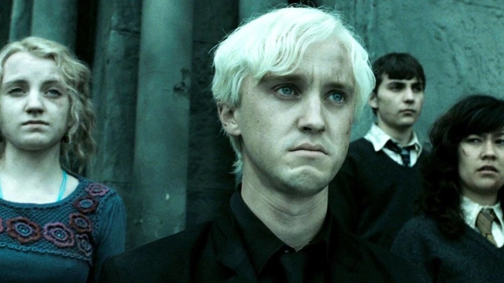 Draco Malfoy looking evil