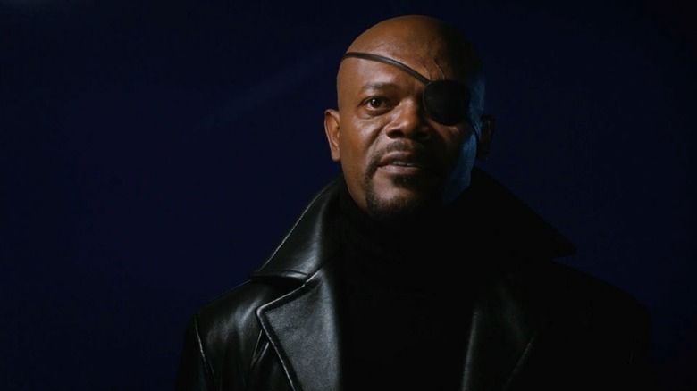 Nick Fury talks to Tony