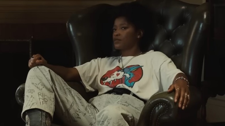 Keke Palmer wears Jesus Lizard t-shirt