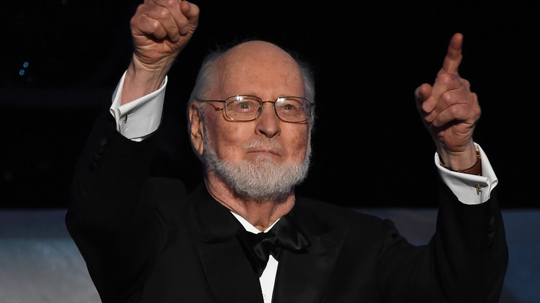 John Williams pointing