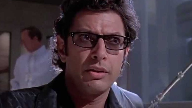 Ian Malcolm saying, "Life finds a way"