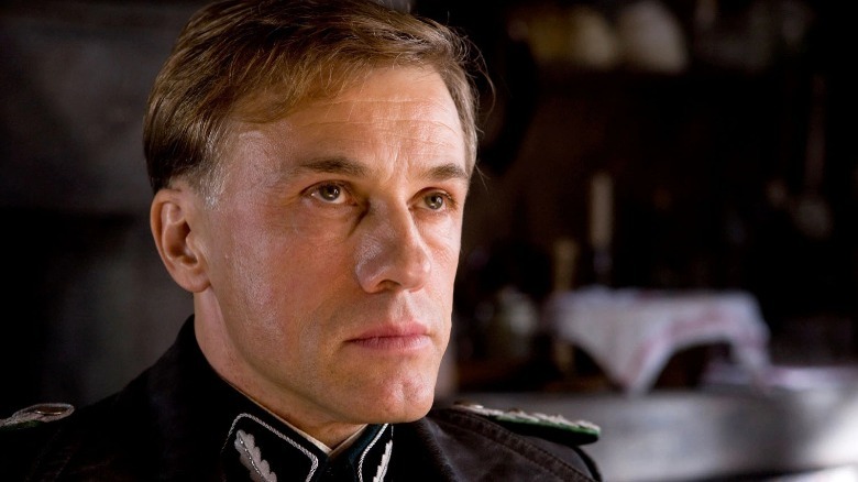 Hans Landa looking stern