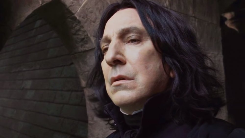 Alan Rickman as Severus Snape in the Harry Potter series