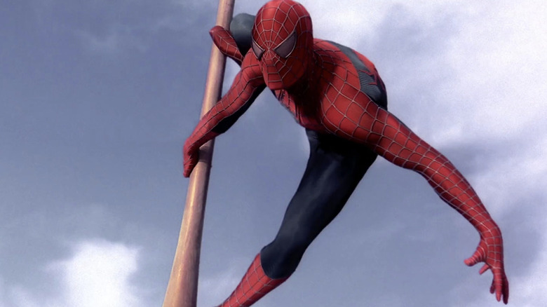 Spider-Man on pole