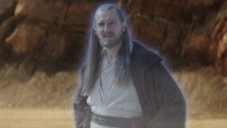 Qui-Gon Jinn as Force ghost