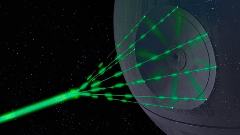 The Death Star firing