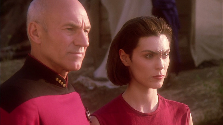 Picard and Ensign Ro