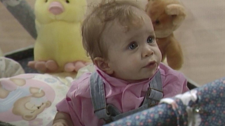 Michelle Tanner looking at Jesse