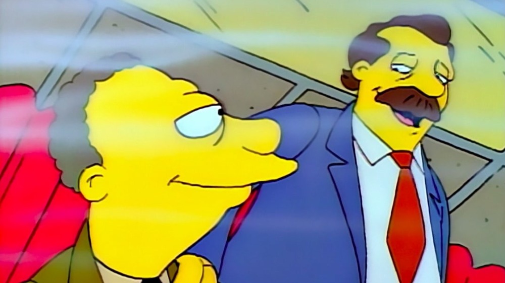 Homer's assisstant smiling