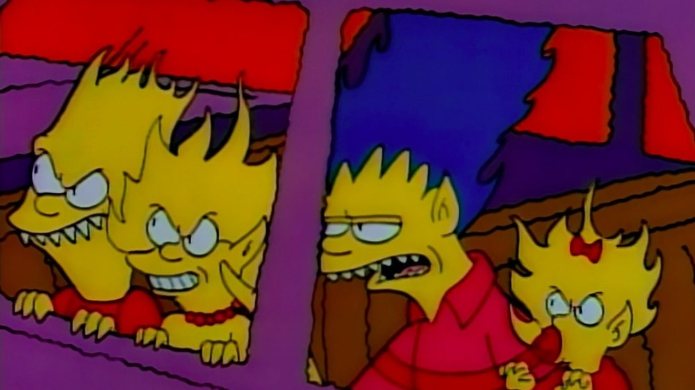 Evil Simpsons family