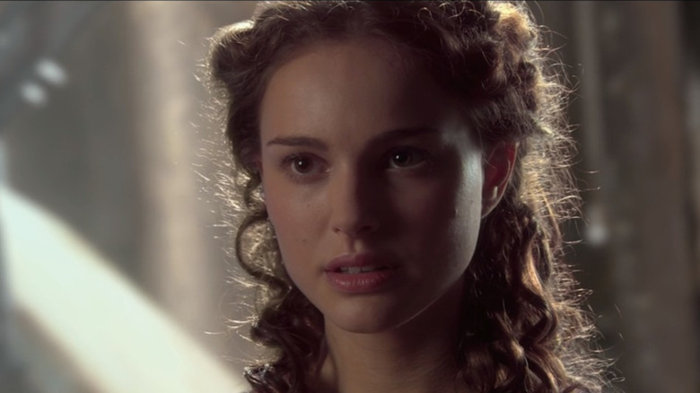 Padmé Amidala listens with concern