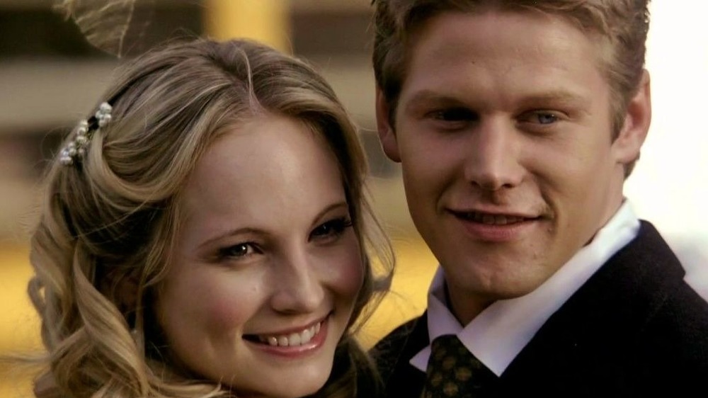 Matt and Caroline smiling