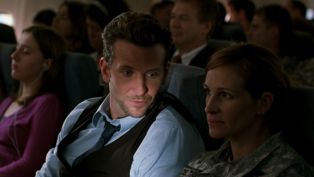 Holden and Kate on a plane