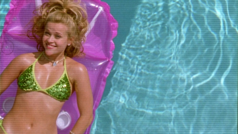 Elle Woods in the pool