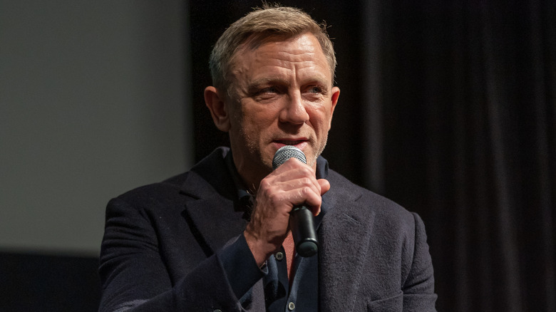 Daniel Craig talking