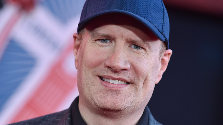 Kevin Feige on a red carpet