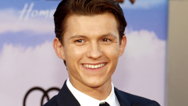 Tom Holland smiling