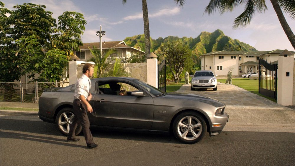 Danny Williams and his 2011 Ford Mustang GT 5.0 on Hawaii Five-0