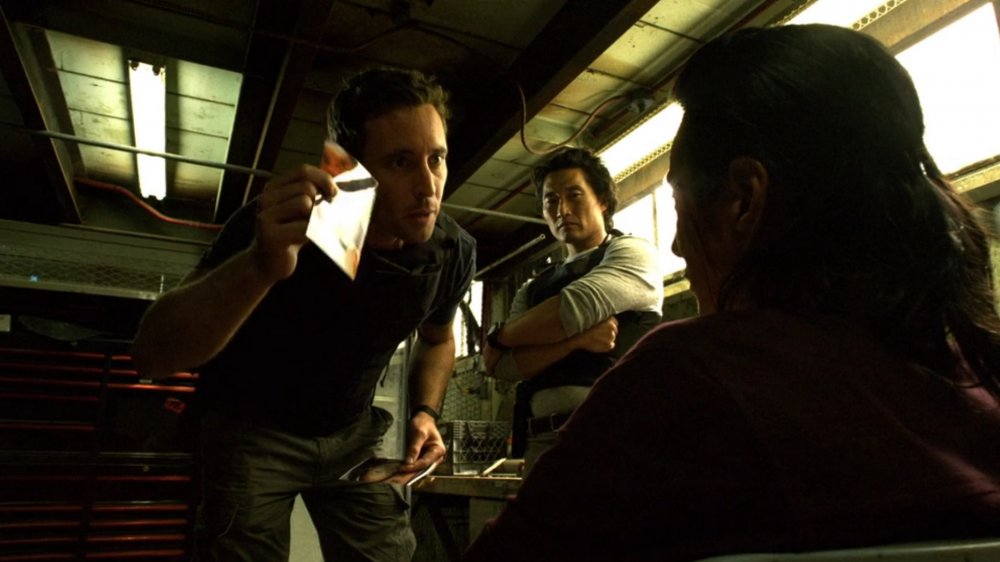 McGarrett interrogates Sang Min on Hawaii Five-0