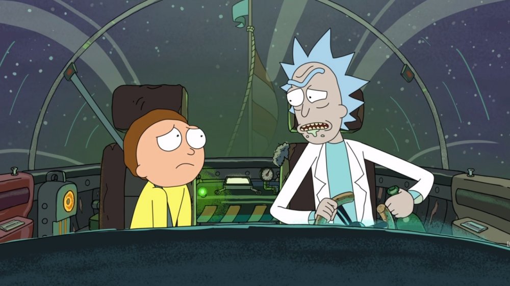 Still from Rick and Morty S01E01 "Pilot"