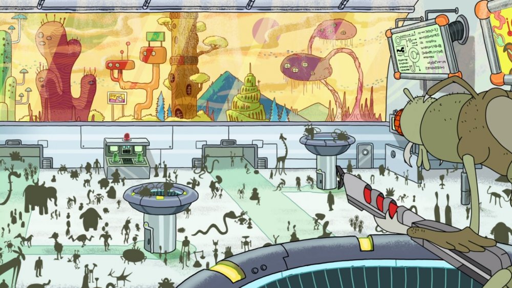 Still from Rick and Morty S01E01 "Pilot"