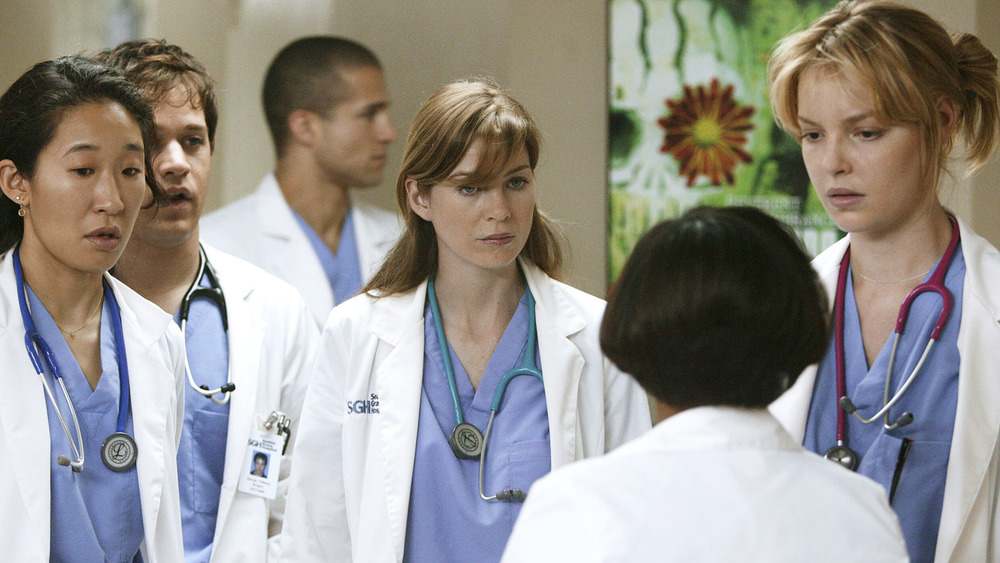 Oh, Pompeo, and Heigl in Grey's Anatomy