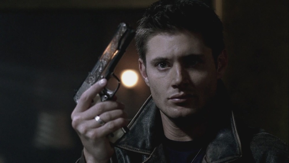 Dean Winchester with gun