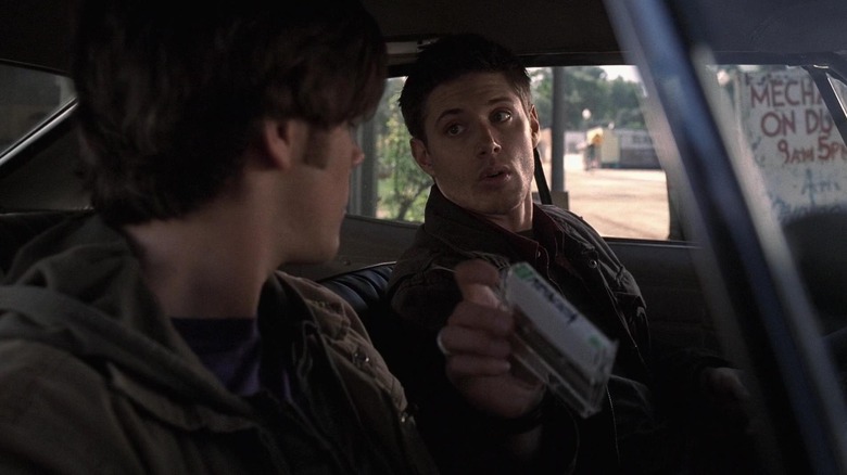 Dean reminds same to "shut his cakehole" in the "Pilot"