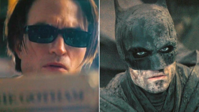 Bruce Wayne wearing sunglasses