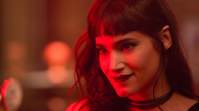 Sofia Boutella wearing a choker