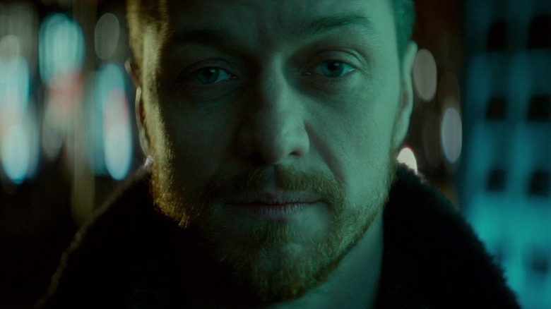 James McAvoy stares blankly