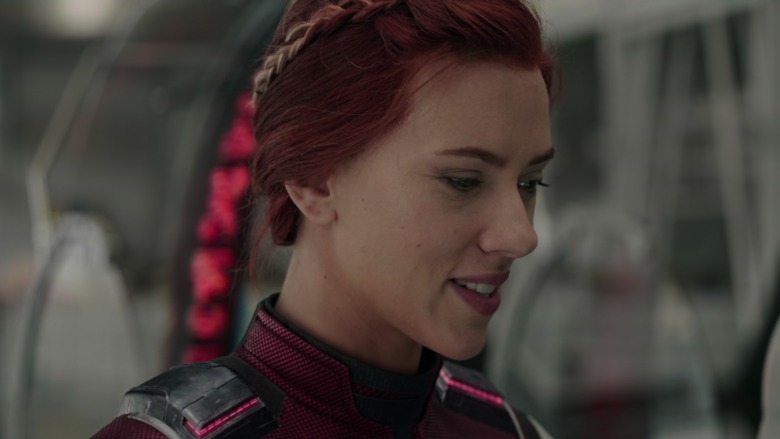 Natasha Romanoff smiling