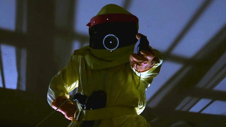 Marty McFly in hazmat suit