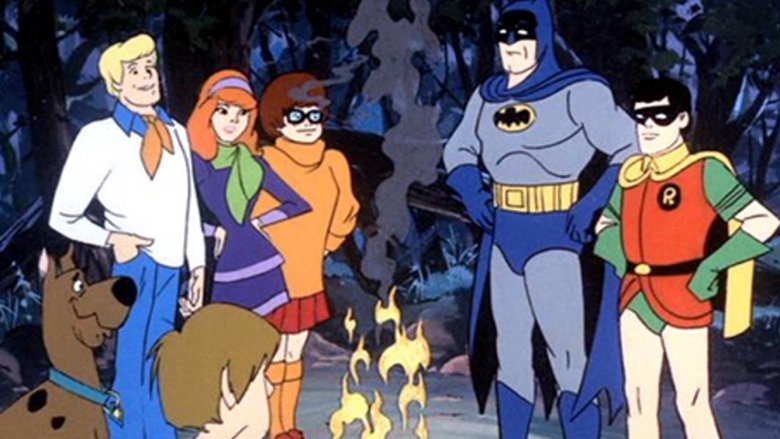 The Scooby gang meets Batman and Robin