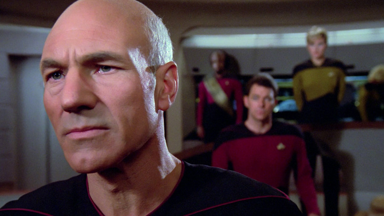 Picard leans to the left