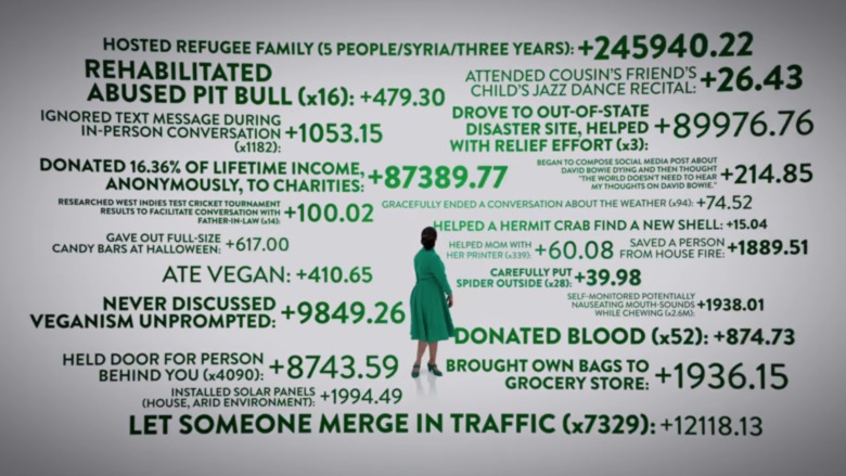 The Good Place point system