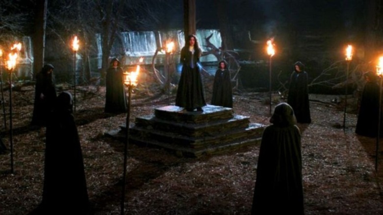 Agatha Harkness with her coven