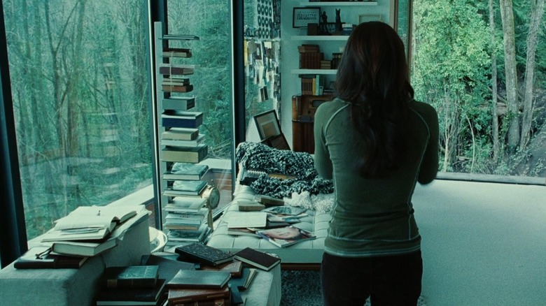 Bella standing in Edward's bedroom